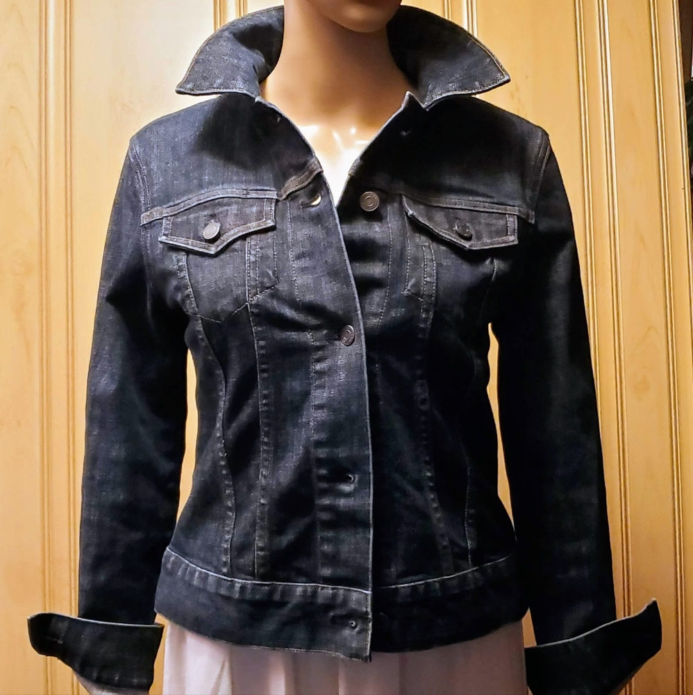 Fitted Gap Stretch Blue Denim Jacket
